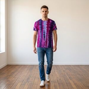 NWT Handmade Ice Dyed T-shirt